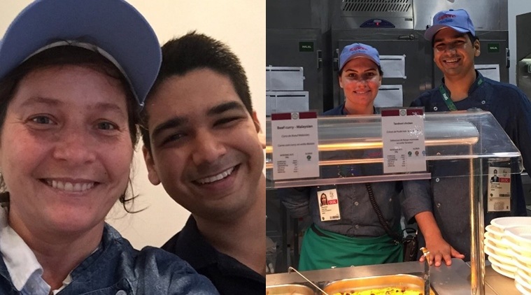 Ishan Bahukhandi with Ana Zambelli. (Source: Instagram/Ana Zambelli)