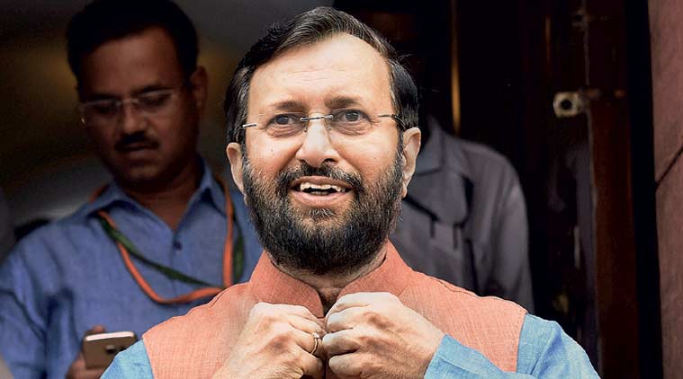 Prakash Javadekar, HRD minstry, IIM, IMM degree, management degree, Indian express