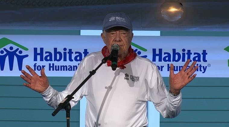 jimmy carter, jimmy carter cancer, us president carter, jimmy carter wife, Rosalynn carter, us president jimmy carter cancer, jimmy carter health, jimmy carter weeks to live, jimmy carter talks on cancer, world news, jimmy carter cancer updates