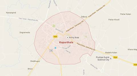 Message in Urdu, map found in Kapurthala village