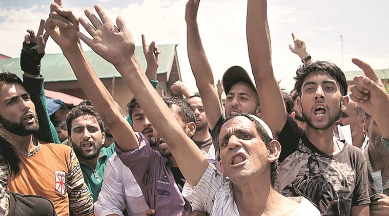 terrorism, terrorism in india, islamic state, nia, nia scanner, j&K accounts, jammu kashmir nia, south kashmir bansk, hizbul mujahideen, kashmir unrest, burhan wani, burhan wani killing, bahadur ali, let terrorist, kashmir terrorists, terrorism in kashmir, indian express news, inda news, terror news