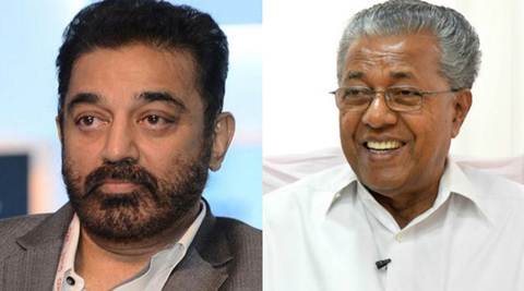 Kerala CM Pinarayi Vijayan lauds Kamal Haasan for Chevalier Award ...