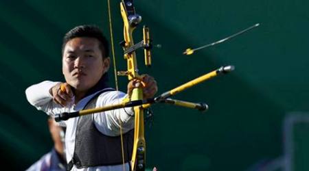 Ku Bon-chan, South Korea archery, South Korean Archery, Archery team, Archery Rio 2016 Olympics, Rio Olympics, Olympics
