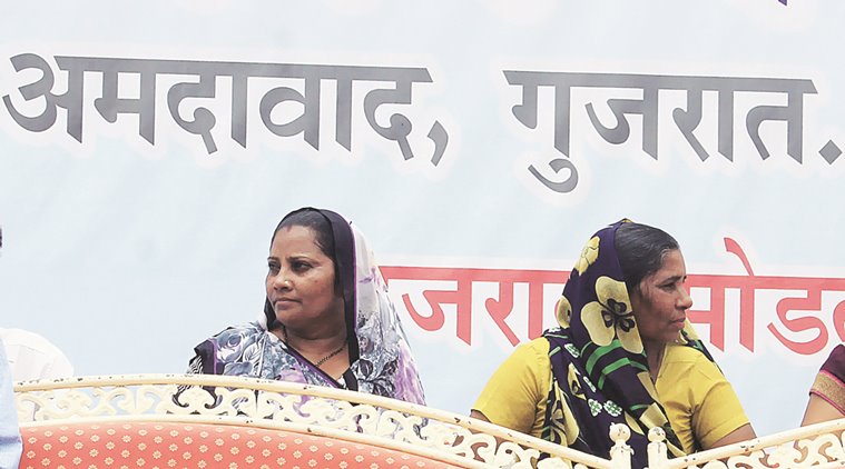 Gujarat, Guajrat dalits, una, una dalit thrashing, una cow skinning, una dalit, gujarat dalit thrasshing, gujarat dalit case, cow skinning, maha sammelan, gujarat maha sammelan, indian express news, india news