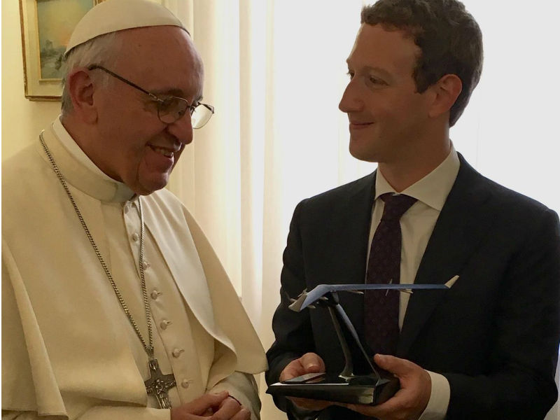 Facebook, Mark Zuckerberg, Pope Francis, Zuckerberg meets Pope, Aquila, Priscilla Chan, Facebook CEO, Mark Zuckerberg Pope Francis meeting, social media, technology, technology news