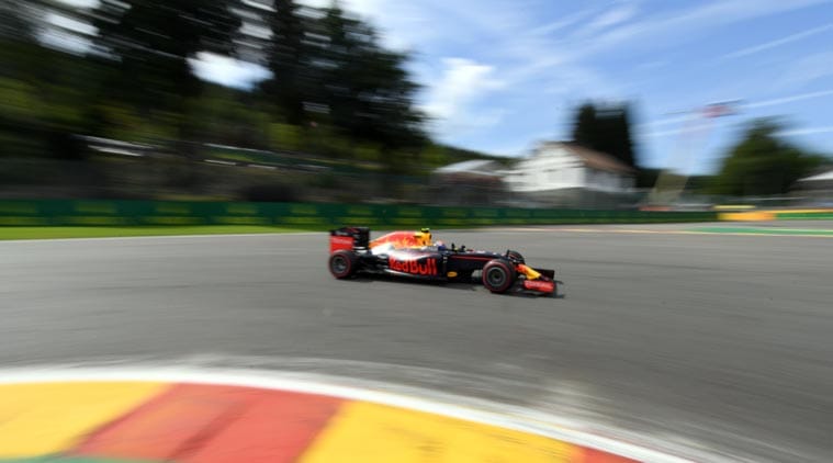 Red Bull’s Max Verstappen keeps feet on ground after setting pace ...