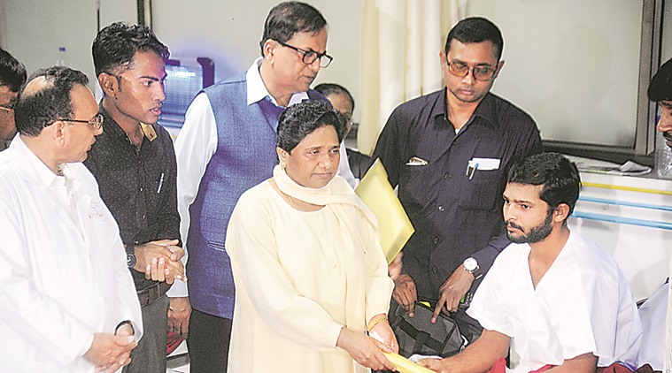 mayawati, una, una dalit, una dalit thrashing, una dalit flogged, uttar pradesh elections, dalit votes, gujarat elections, muslim votes, dalit votebank, indian express news, elections news, india news