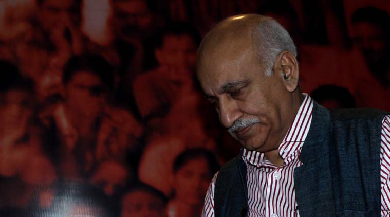 MJ Akbar, Metoo movement