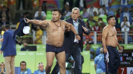 Mongolia wrestling, Mongolia wrestlers, Mongolia olympic wrestling, Mongolia olympics wrestler, Mongolia olympics wrestler, Mongolia coaches strip, Mongolia wrestling coach strip