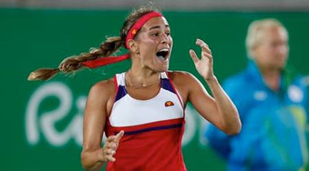 Monica Puig, Monica Puig US Open, Monica Puig Tennis, Monica Puig Rio 2016 Olympics, Monica Puig Rio 2016, Monica Puig Olympics medal, Monica Puig Puerto Rico, Tennis, Sports, Sports News