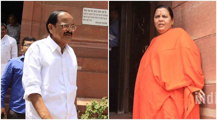 Union Ministers M Venkaiah Naidu and Uma Bharti on Saturday jointly launched 'Smart Ganga City' programme in 10 cities.