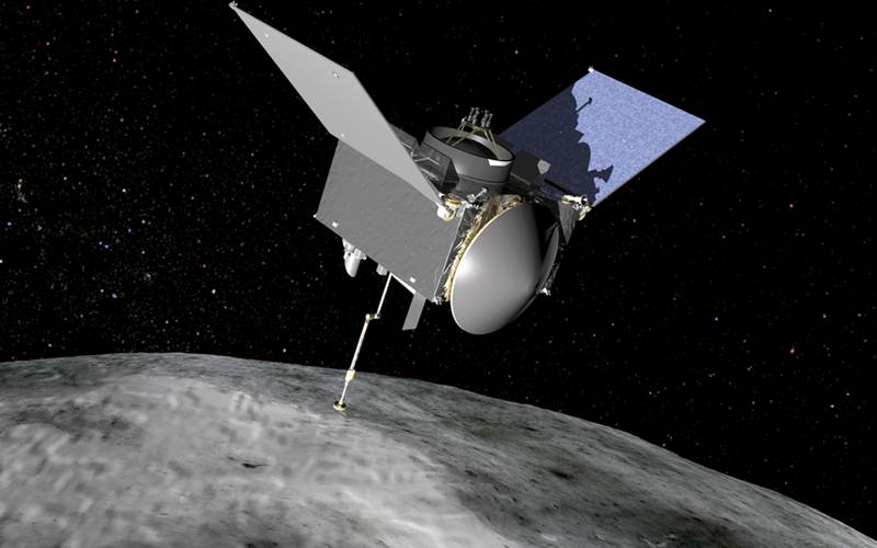 OSIRIS-REx spacecraft will travel to the near-Earth asteroid Bennu and bring a sample back to Earth for intensive study (Source: NASA)