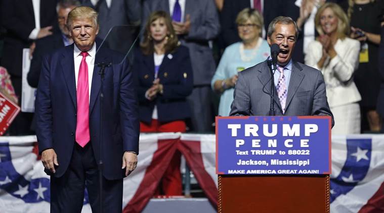 Britain’s Brexit Firebrand Nigel Farage Meets Donald Trump In New York ...