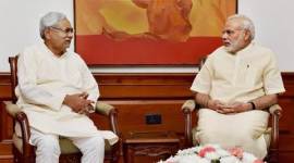 Nitish Kumar meets the Prime Minister Modi, PM Modi, Narendra Modi, nitish kumar, Nitish Kumar's birthday, Nitish's birthday, PM modi wish, modi wishes nitish, india news, indian express news