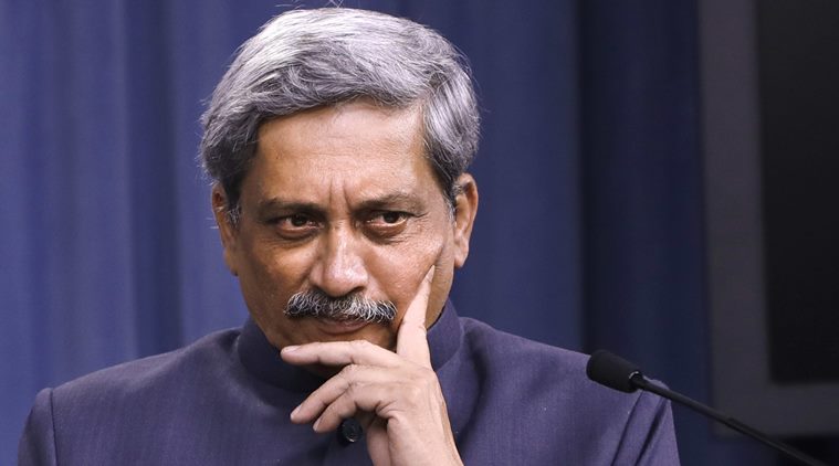  defence minister, manohar parrikar, pay panel, seventh pay commission, arup raha, air chief marshal, indian express news, india news, military news, pay pane, news