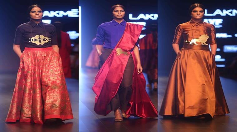 Payal Khandala, Lakme Fashion week 2016, Payal Khandala traditional designs, Indian textiles in new avatar, Indian weaver's designs at LFW