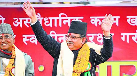india nepal relations, Pushpa Kamal Dahal, Pushpa Kamal Dahal india visit, nepal pm, nepal pm dahal, pm dahal vists india, narendra modi meets nepal pm, india news