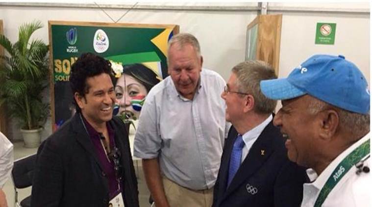 Sachin Tendulkar, Tendulkar, Sachin Tendulkar Thomas Bach, Thomas Bach, IOC, Sachin Tendulkar goodwill ambassador, Rio 2016 Olympics, Rio Games, Sports