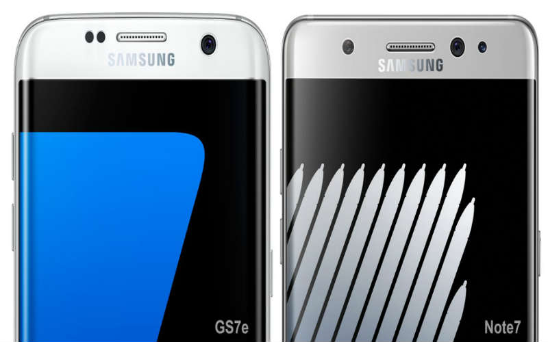 Samsung Galaxy Note 7 with dual edge display will be more wider than the Galaxy S7 edge (Source: Onleaks/Twitter)