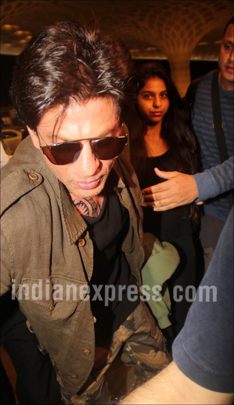 Shah Rukh Khan sporting a tattoo in Imtiaz Alis next