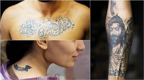 Photo essay Shiite Muslims  tattoo  themselves as a show of 