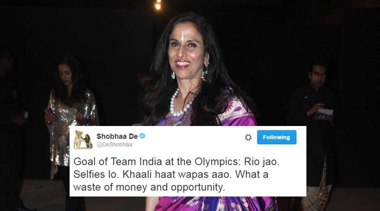 Shobhaa De  Parliament's Bag Ladies and India's meme stakes