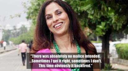 Shobhaa De  Parliament's Bag Ladies and India's meme stakes