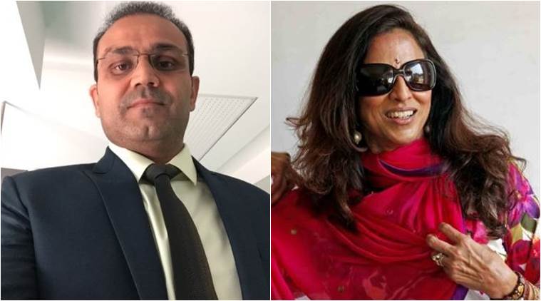 Virender Sehwag takes a dig at Shobhaa De