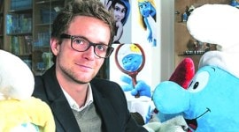 smurf, smurf exhibition, hong kong, belgian artist, peyo, peyo smurf, smurf peyo, animation movie, smurf movie, peyo smurf interview, indian express talk, Nicolas Tytgat, blue cartoon, children movie