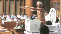 Tarun Sagar, Jain Monk, Jain Monk in Haryana assembly, naked monk haryana assembly, Tarun Sagar controversies, Tarun Sagar Haryana Assembly, Madhya Pradesh news, India news