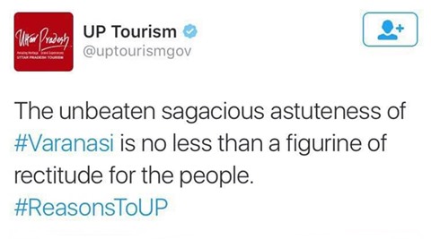 UP Tourism, Up, Uttar Pradesh tourism, Varanasi, Tweets funny, funny tweets, funny tourism tweets, FRIENDS Joey,