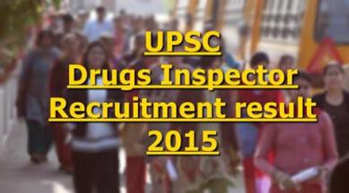 UPSC Drugs Inspector exam 2015 result declared | Education News 