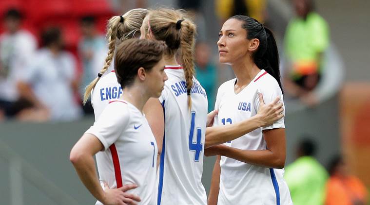 US women’s football team heads home after quarterfinal exit from Rio