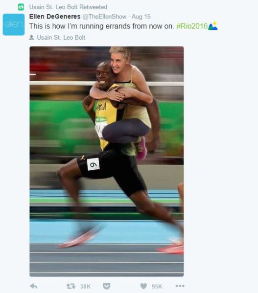 usain tweet