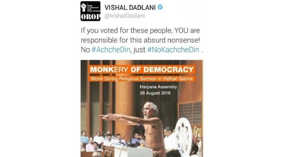 Delhi minister meets Jain monk over Vishal Dadlani tweet 