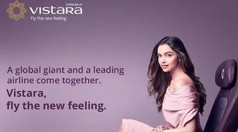 Fly the new feeling with Deepika Padukone, Vistara's new brand