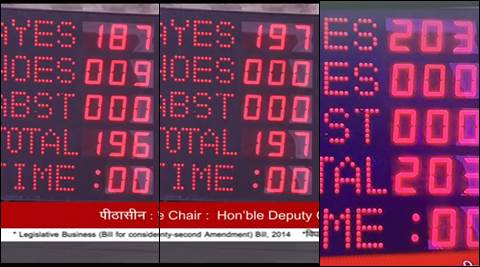 GST Bill: Electronic voting machine ‘magically’ increases votes in Rajya Sabha