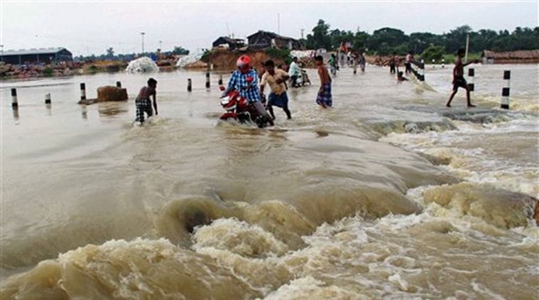 Flood, floods, child, ganges flood, west bengal flood, child swept, malda, river floods, villages flood, river level high, ganga level high, india news