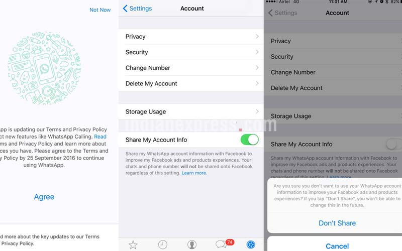 whatsapp new privacy policy date