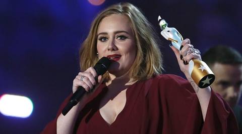 adele, adele mosquito, adele concert mosquito video, adele concert hilarious video, indian express, indian express news