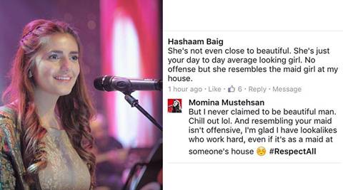 480px x 267px - Momina Mustehsan of 'Afreen' fame is being lauded for her response to this  guy who said she isn't pretty | Trending News,The Indian Express