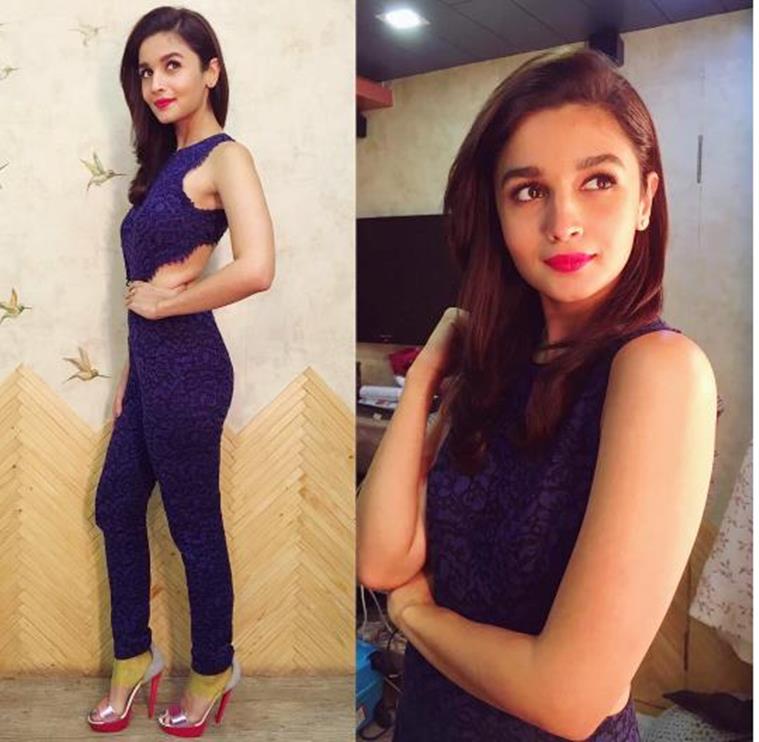 Alia Bhatt in a Cynthia Rowley jumpsuit. (Source: Instagram/Alia Bhatt)