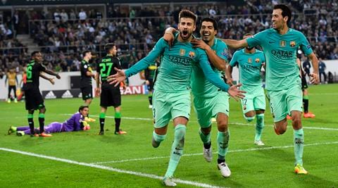 Champions League: Lionel Messi-less Barcelona fight back to beat