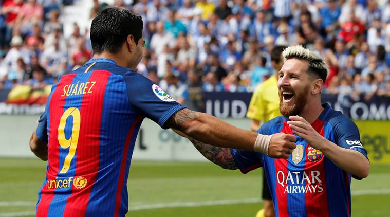 La Liga Roundup Lionel Messi Scores Two As Barcelona Rout