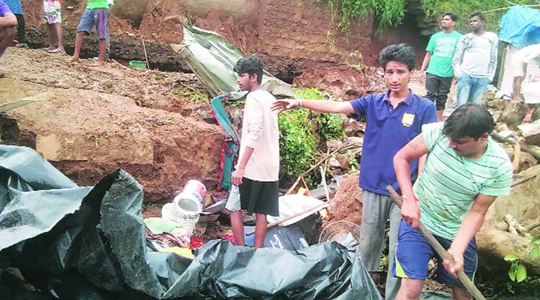 Mumbai, mulund, mulund building collapse, building collapse, building collapse mumbai, Mumbai accident, mumbai rains, mumbai civic body, latest news, indian express