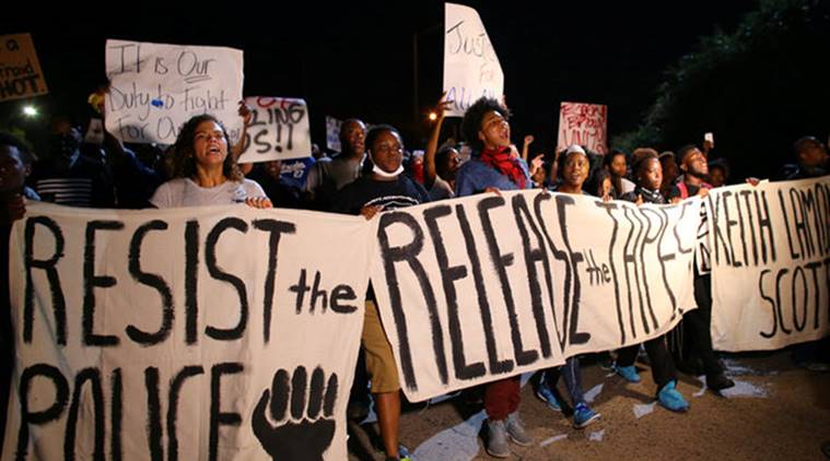 Charlotte police shooting, charlotte police shooting keith scott, charlotte protests, keith scott dead, black lives matter, US laws, black man dead, US shooting , police, world news