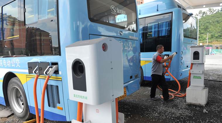 China, Chinese electric vehicle industry, electric bus scandal, Nissan, Hyundai, Chery, Geely, electric buses, China news, world news, latest news, Indian express