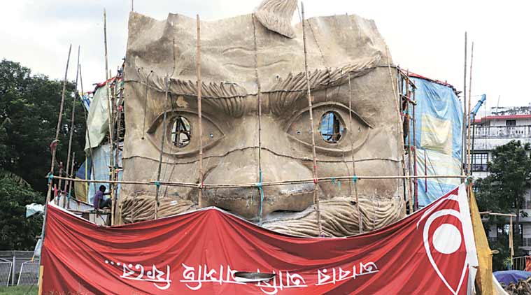 Deshapriya Park,Deshapriya Park pujo, Kolkata, Kolkata pujo, Kolkata Deshapriya Park pujo, Kolkata pujo preparations,Deshapriya Park pujo preparations, Kolkata news
