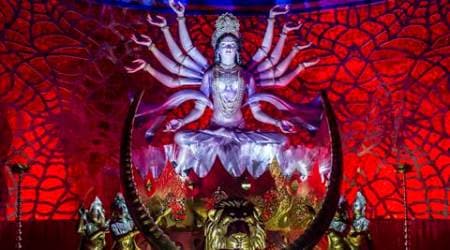 Durga Puja, Durga idol, jute Durga idol, Delhi Durga Puja pandal, handloom sector, artwork, lifestyle news, arts and culture, latest news, Indian express