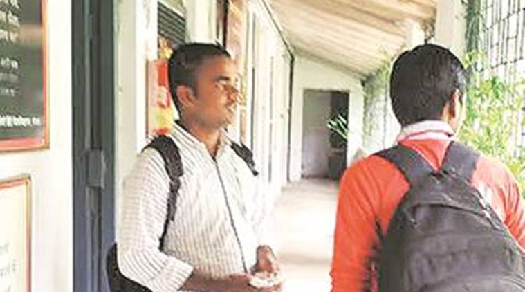 At 11.40 am, Bansidhar and Rishabh are waiting for instructions on the next class as the chemistry teacher has quit